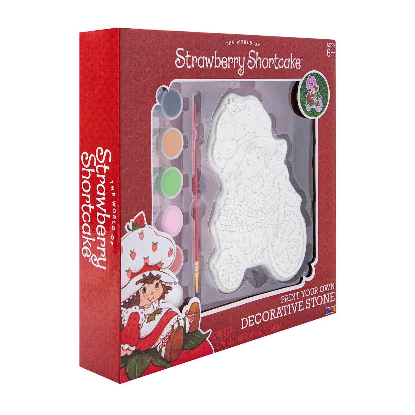 Set pintura en cerámica yeso Rosita Fresita. Incluye pinturas y pincel DIY