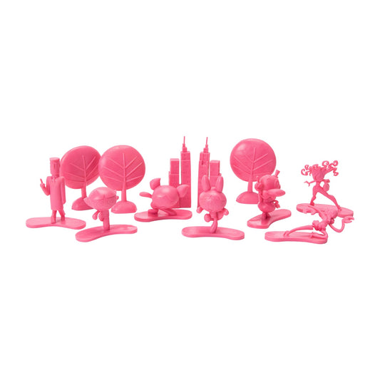 Set de mini Figuras de plástico Chicas super poderosas Powerpuff Girls