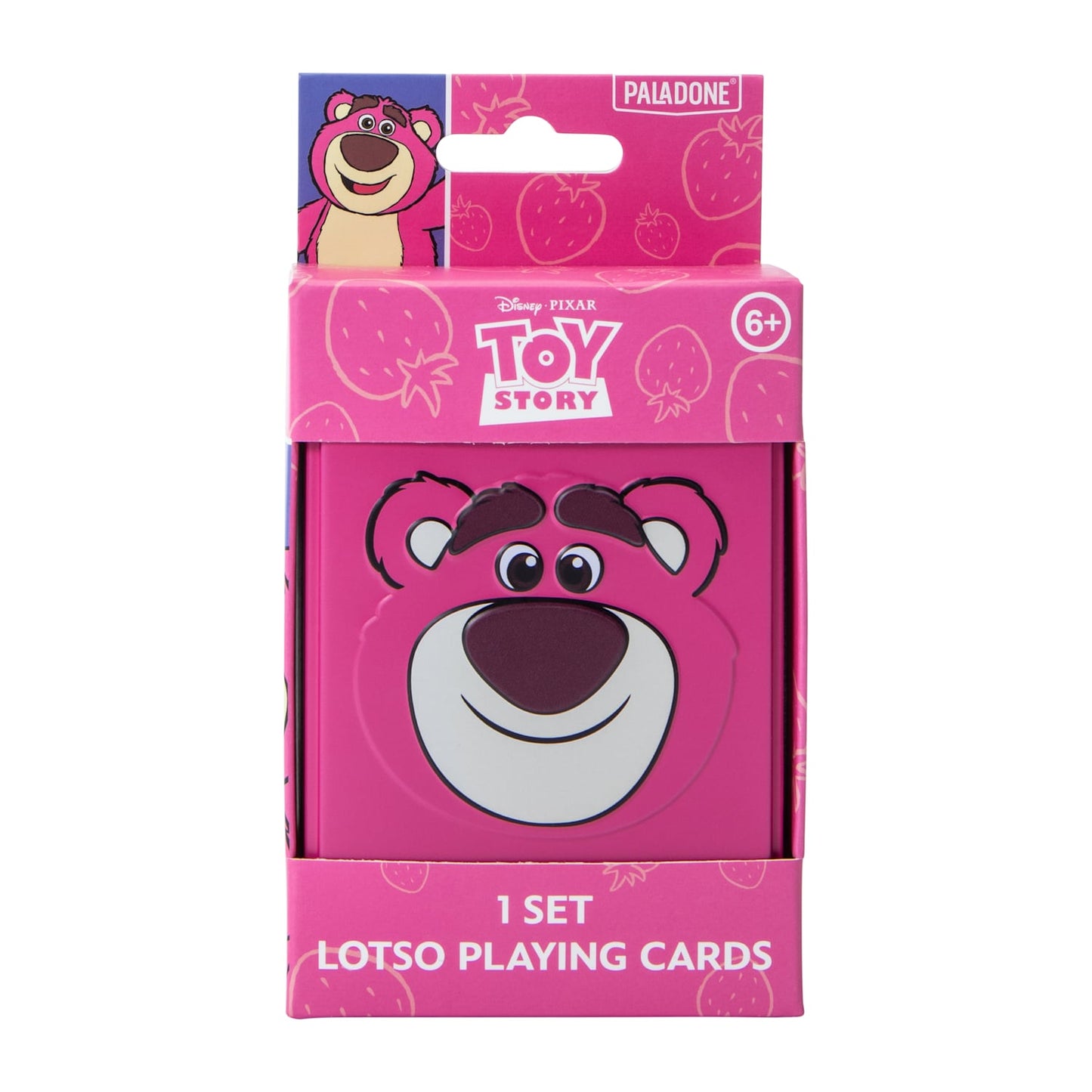 Juego de Naipes Lotso con lata de aluminio Coleccionables. Barajas Disney Pixar