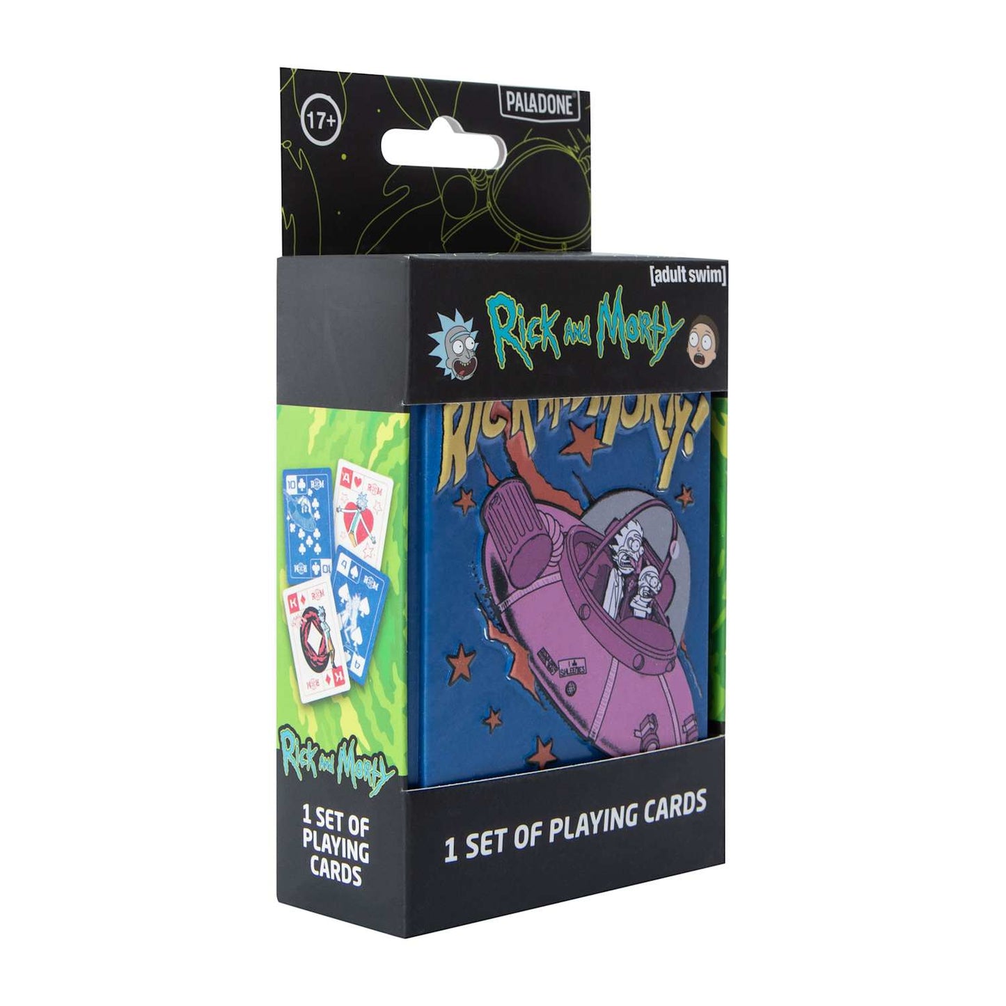 Juego de Naipes Rick and Morty con lata de aluminio Coleccionables. Barajas