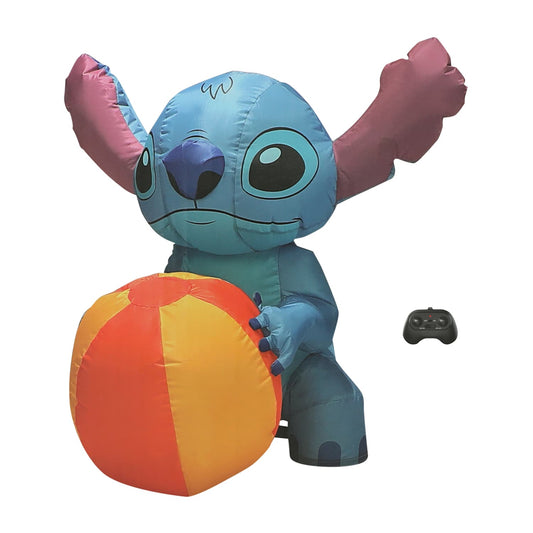Stitch inflable control remoto 1.20 mts aprox