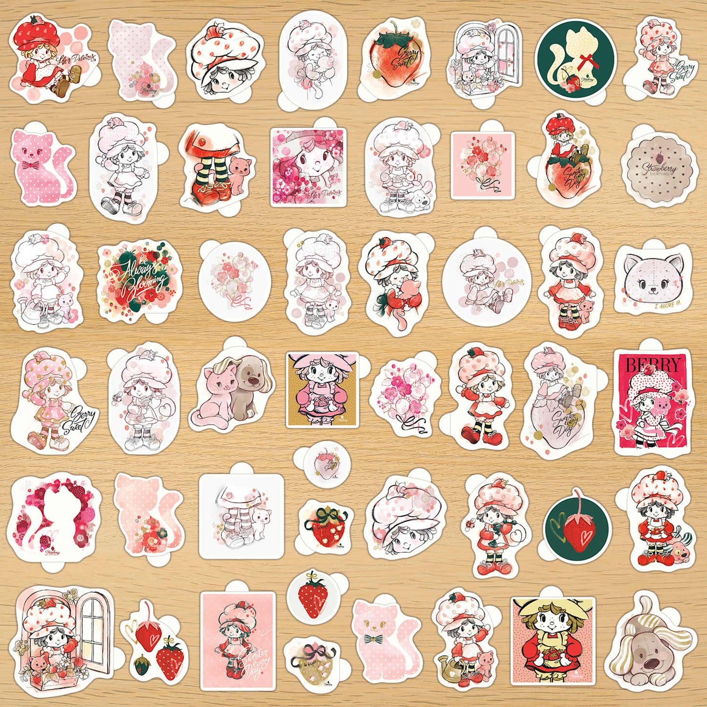 Stickers multisuperficie Rosita Fresita Strawberry Shortcake DIY