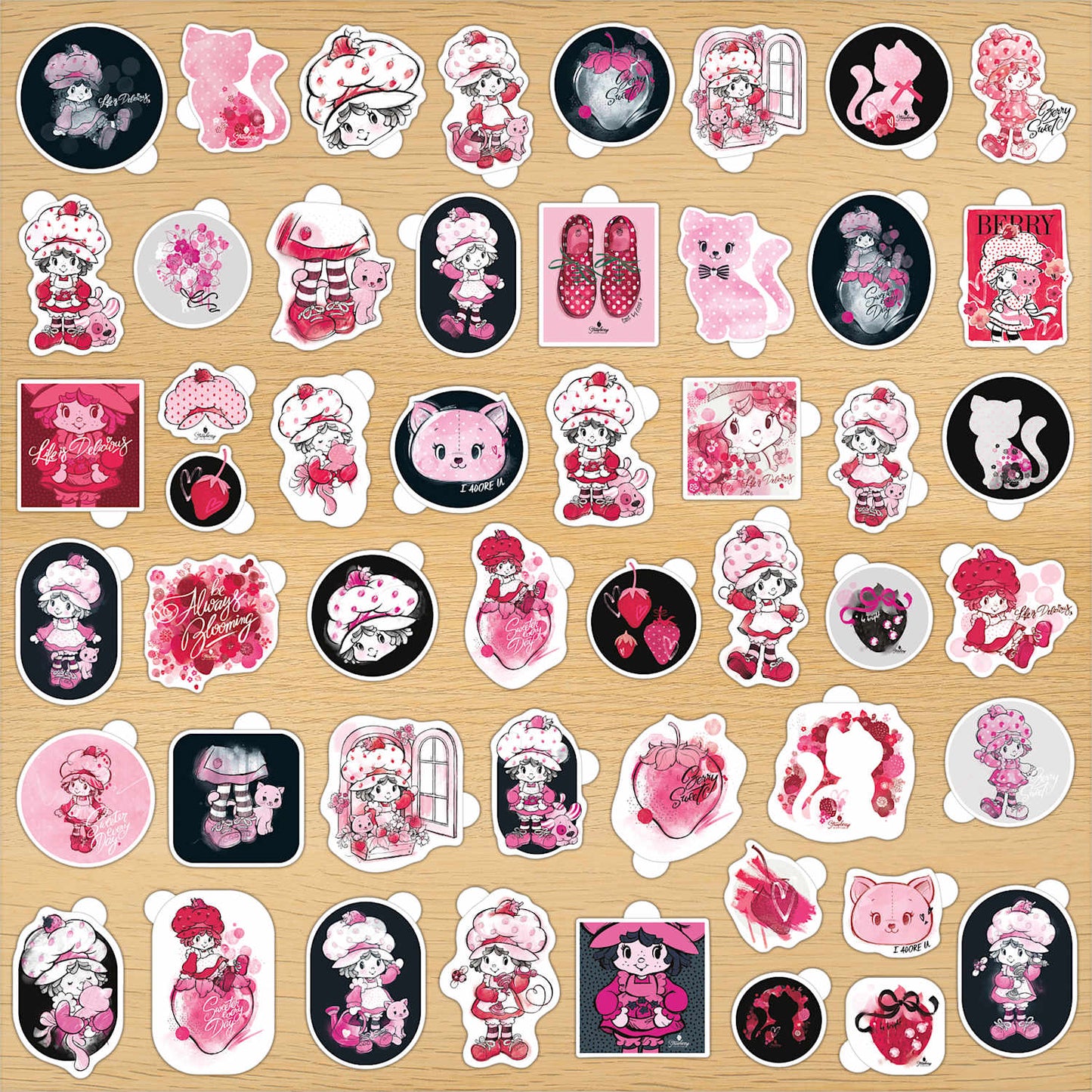 Stickers multisuperficie Rosita Fresita Strawberry Shortcake DIY