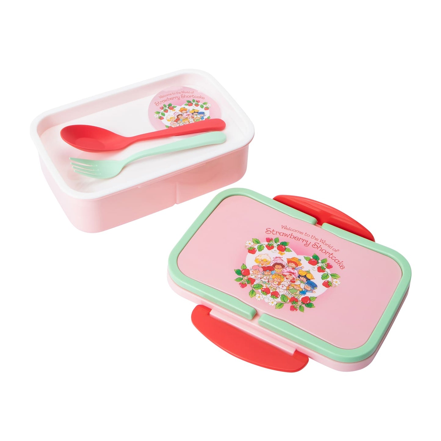 Caja multiusos, contenedor, bento, tupper, estuche con Charola interna Rosita Fresita