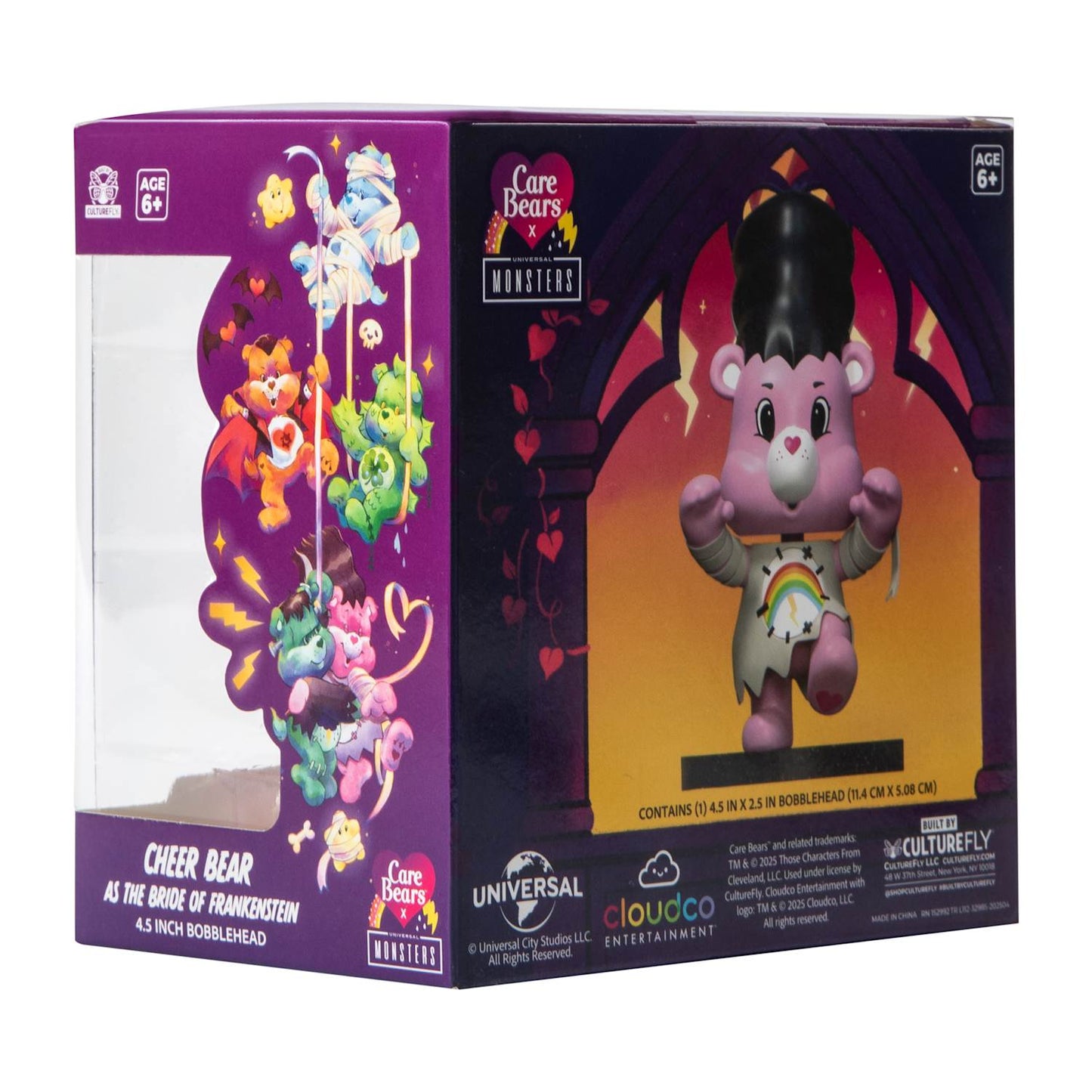 Care bears Halloween Novia de Frankenstein figura bobblehead 11.4 cms aprox