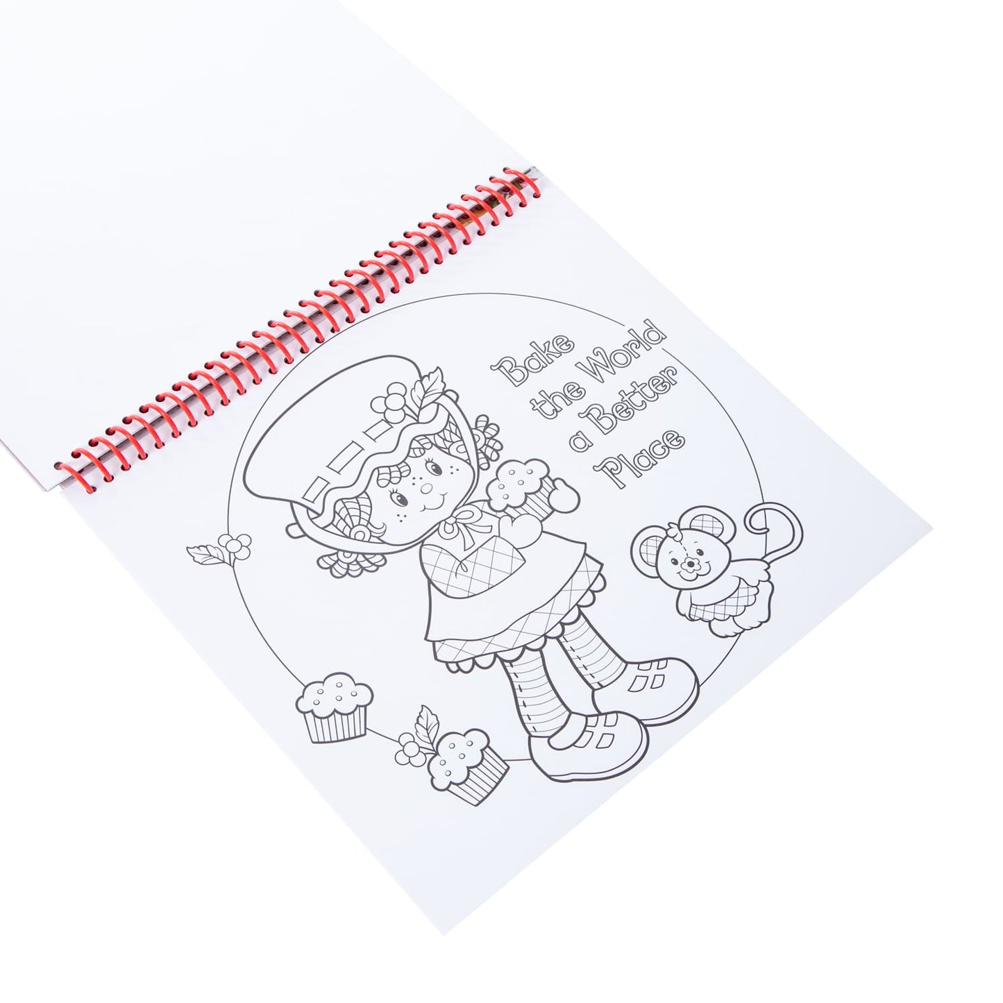 Block cuaderno de colorear Rosita Fresita Strawberry Shortcake Sketchbook DIY