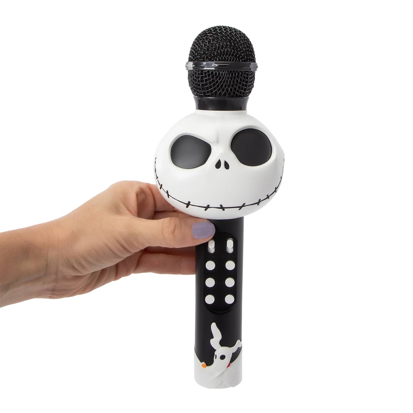 Nightmare before Christmas Jack Micrófono Karaoke con bocina integrada y luz led