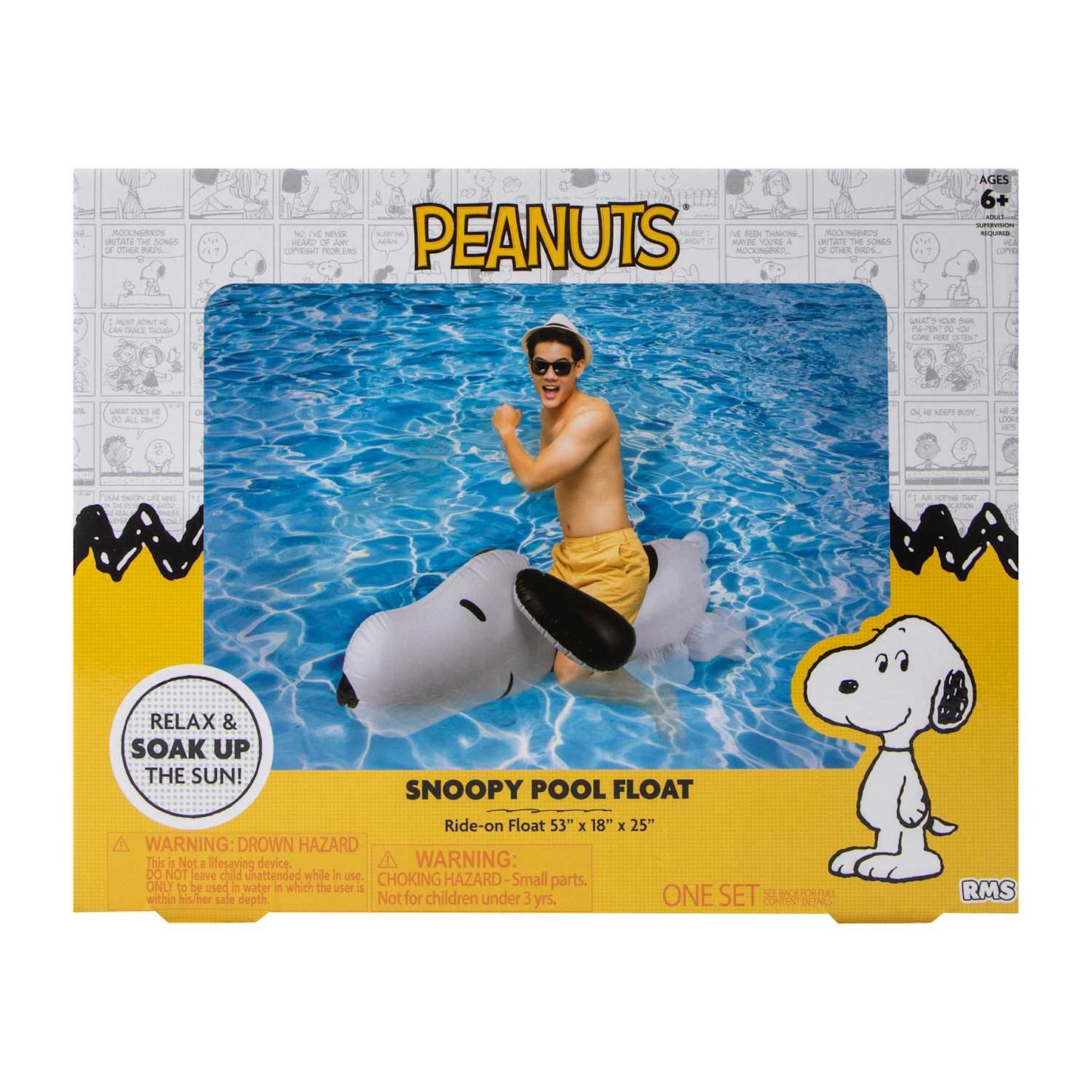 Flotador de agua Snoopy