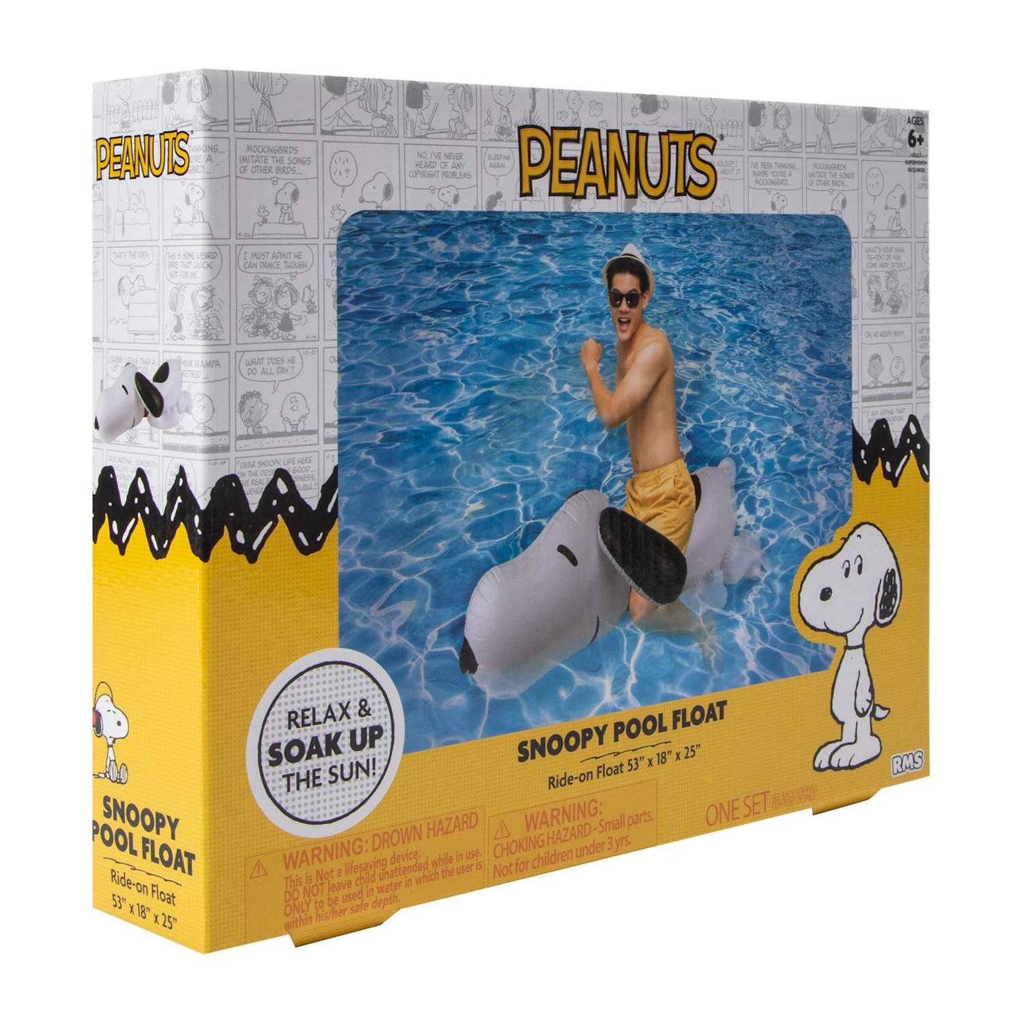 Flotador de agua Snoopy