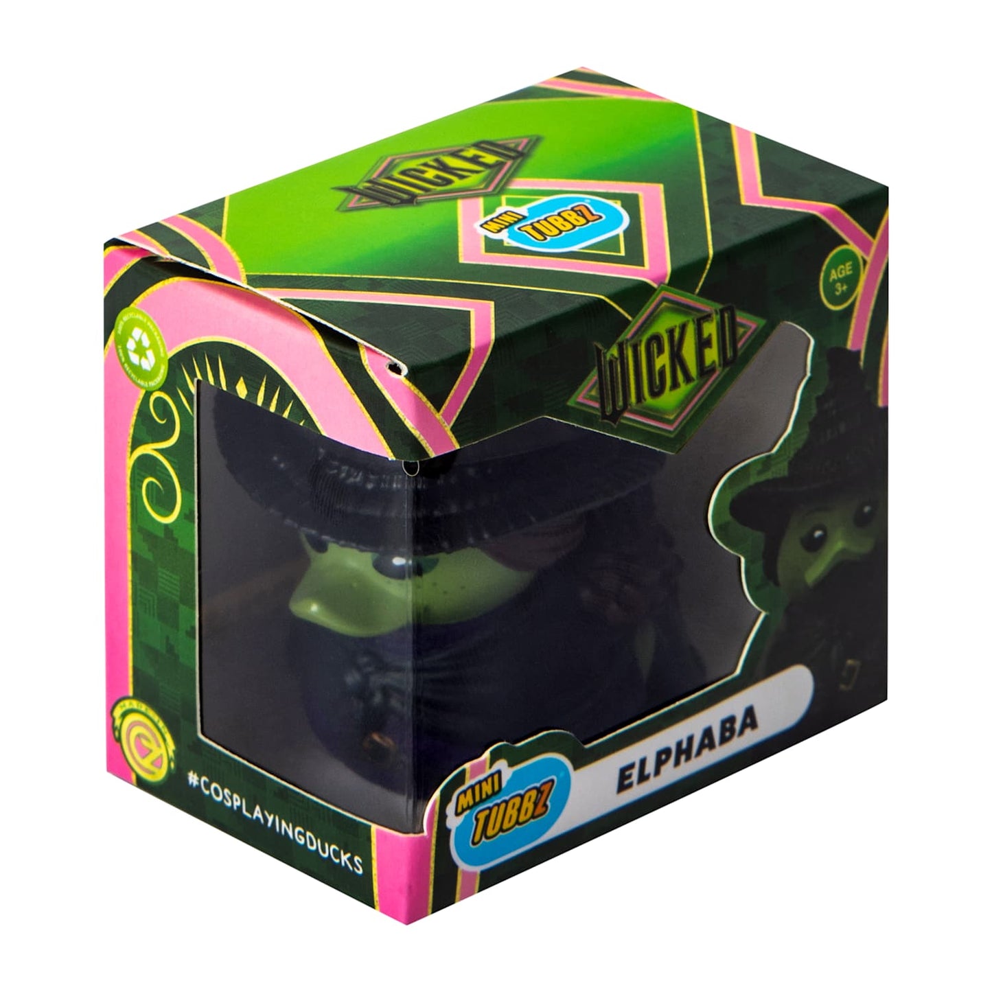 Wicked Elphaba Mini Patito de hule Tubbz