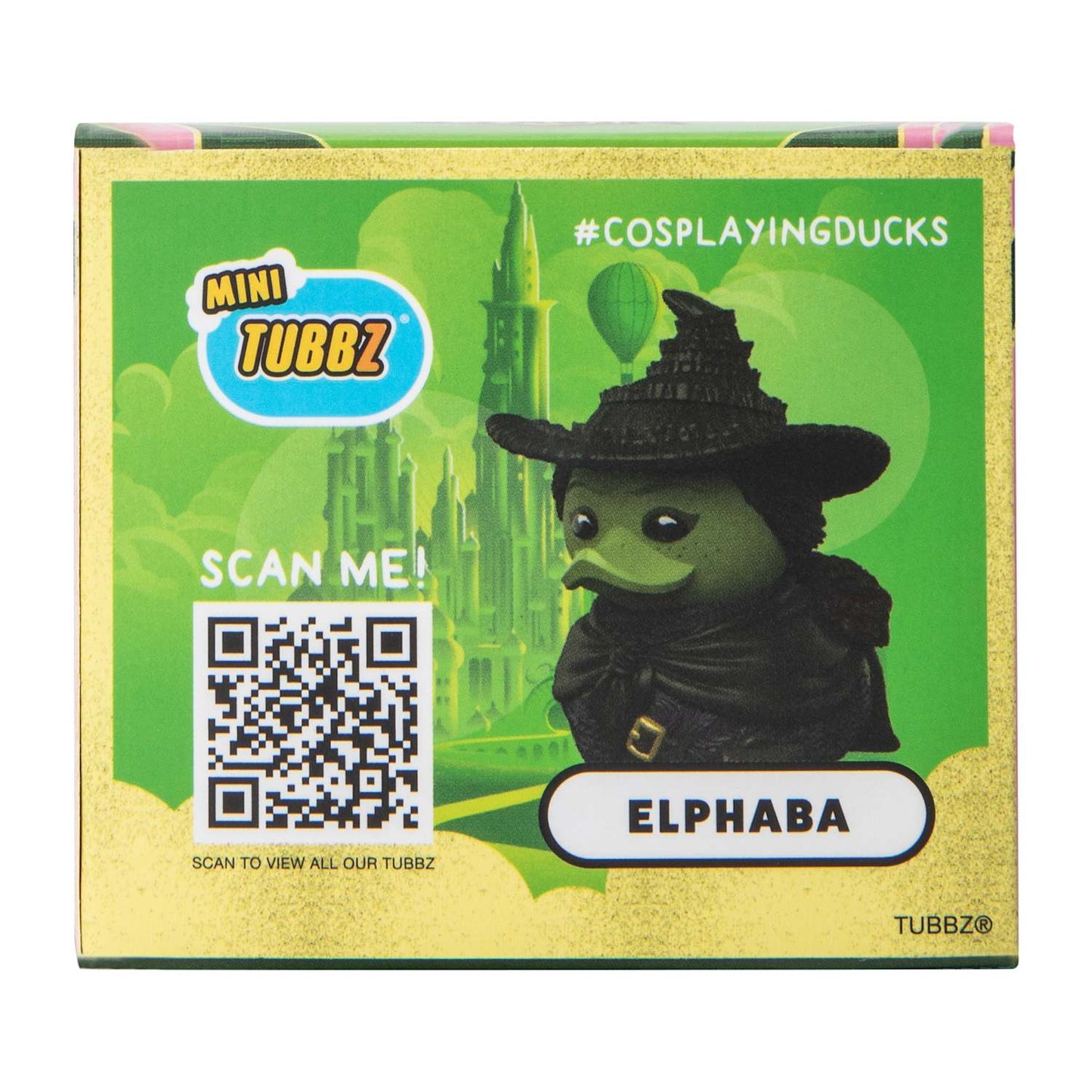Wicked Elphaba Mini Patito de hule Tubbz