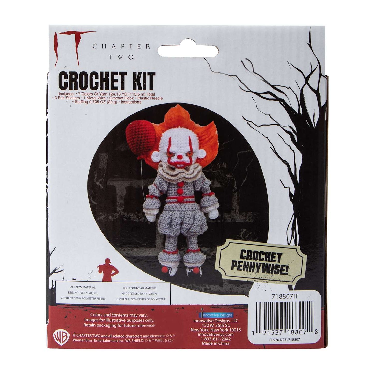 DIY kit de crochet para tejer it Pennywise Horror