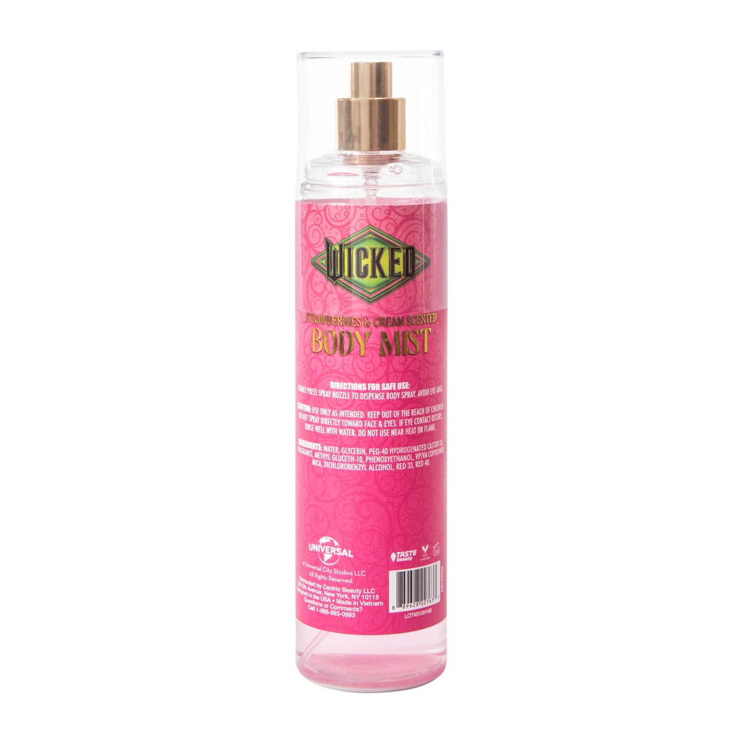 Wicked Body Mist fragancia corporal Glinda Strawberries and cream 236 ml