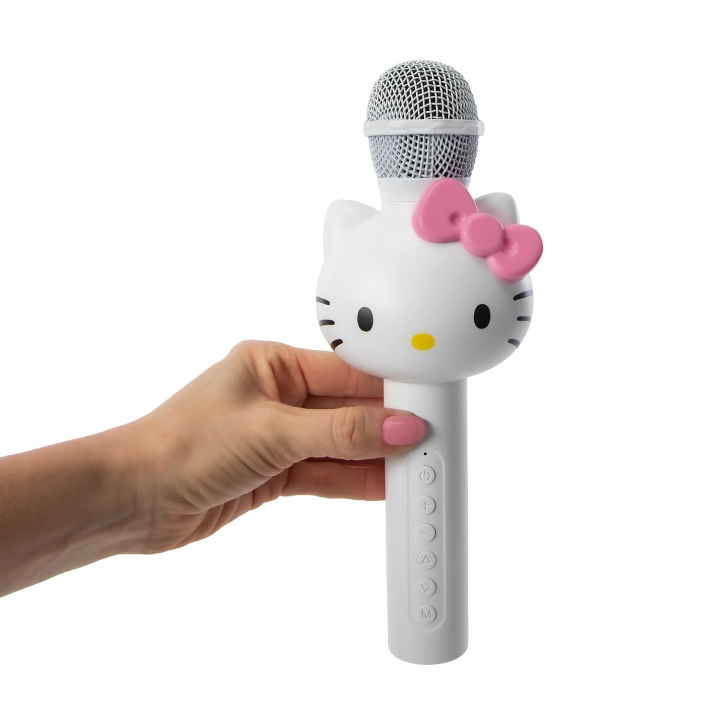 Hello Kitty Micrófono Karaoke con bocina integrada y luz led