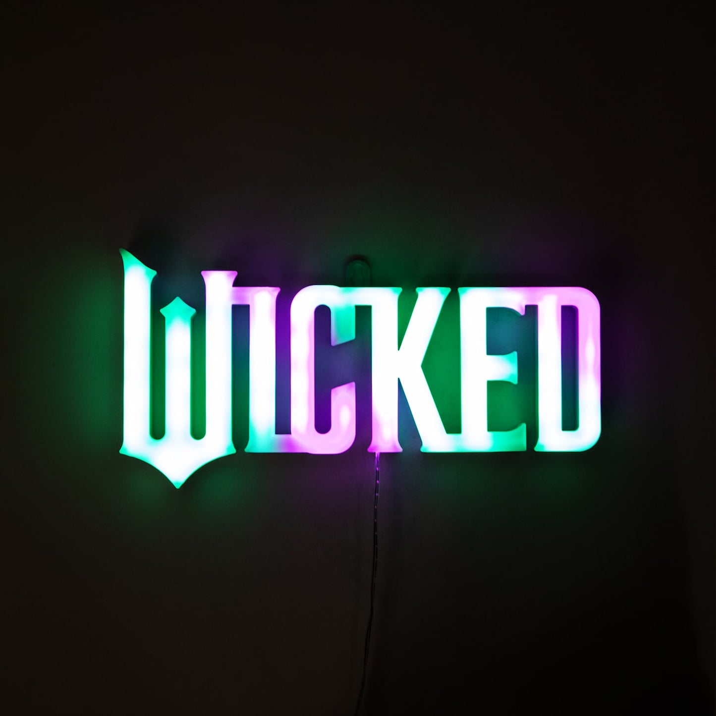 Wicked letrero Luz neon led