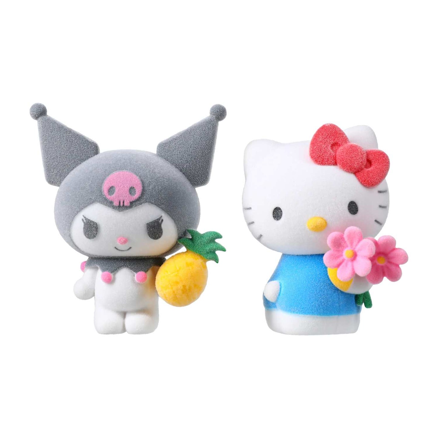 Sanrio Figuras de Terciopelo tipo ternurin Hello Kitty Kuromi