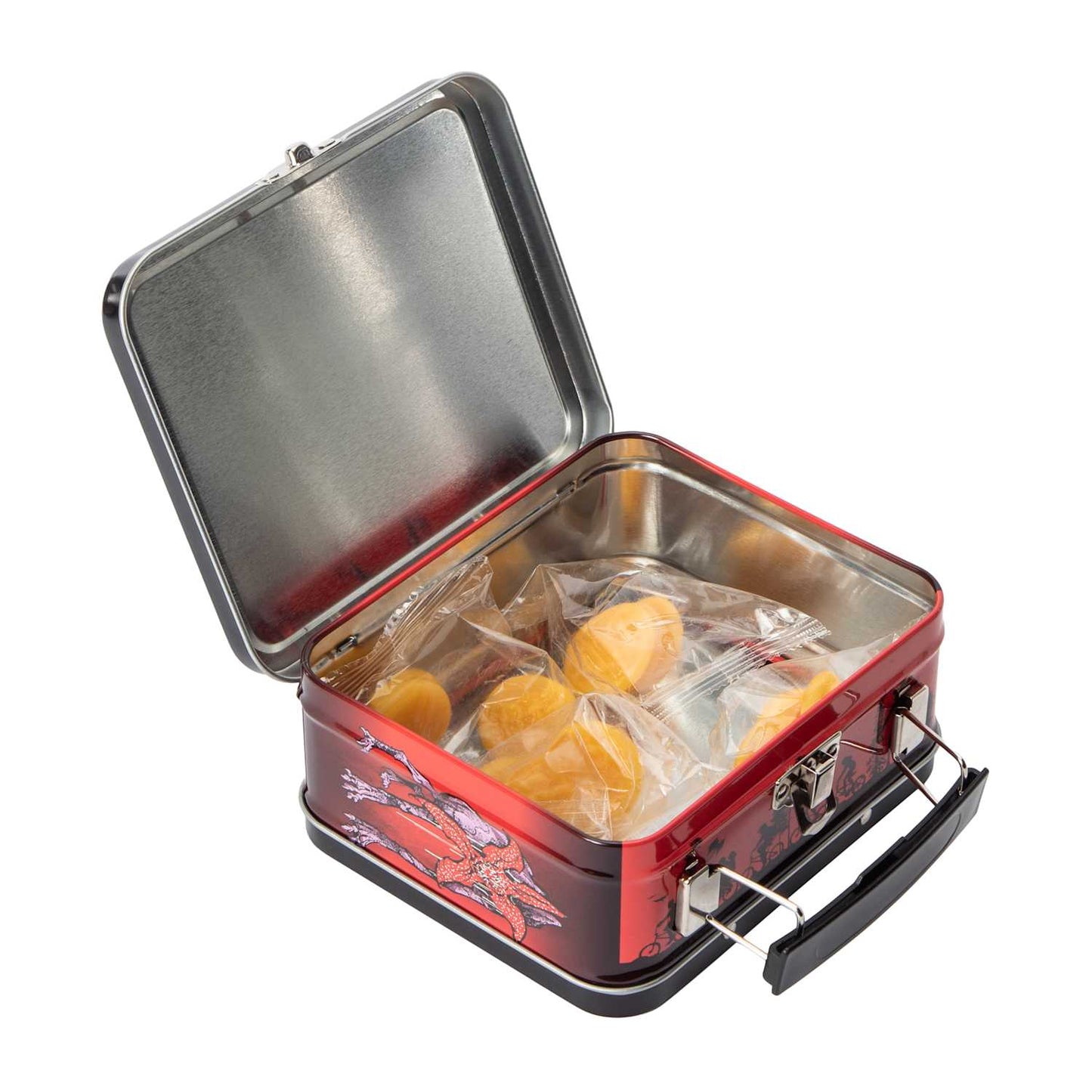 Stranger Things mini loncherita de metal con gomitas en forma de Waffle eleven