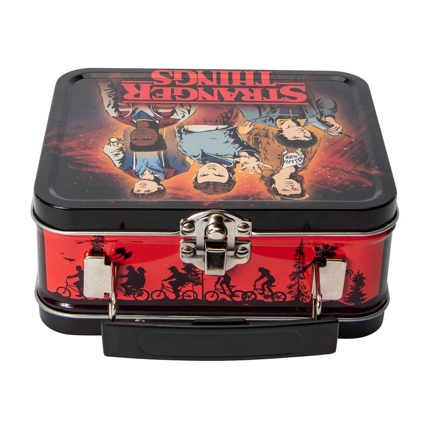 Stranger Things mini loncherita de metal con gomitas en forma de Waffle eleven