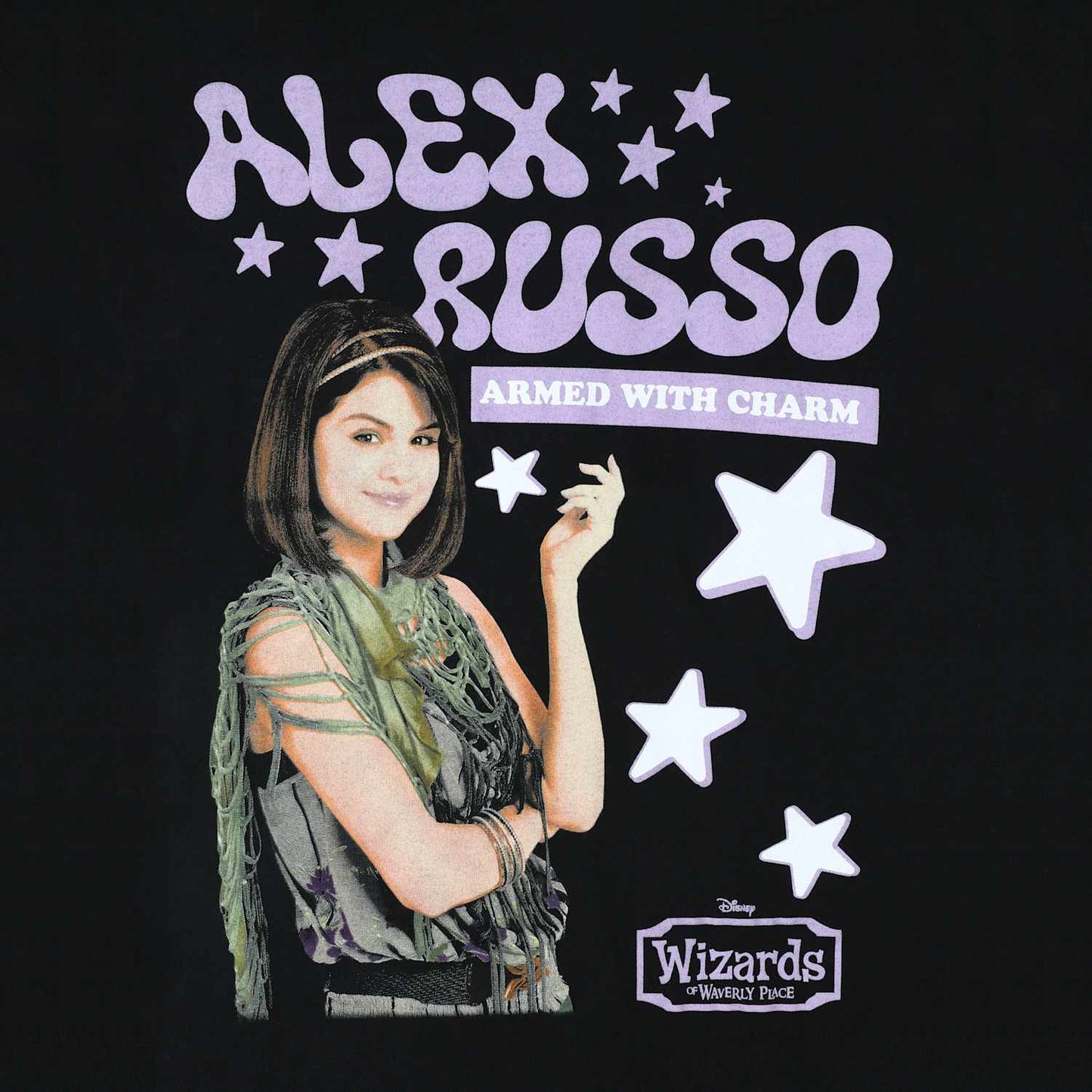 Playera Adulto Unisex Selena Gomez Alex Russo The Wizards of Weverly Place