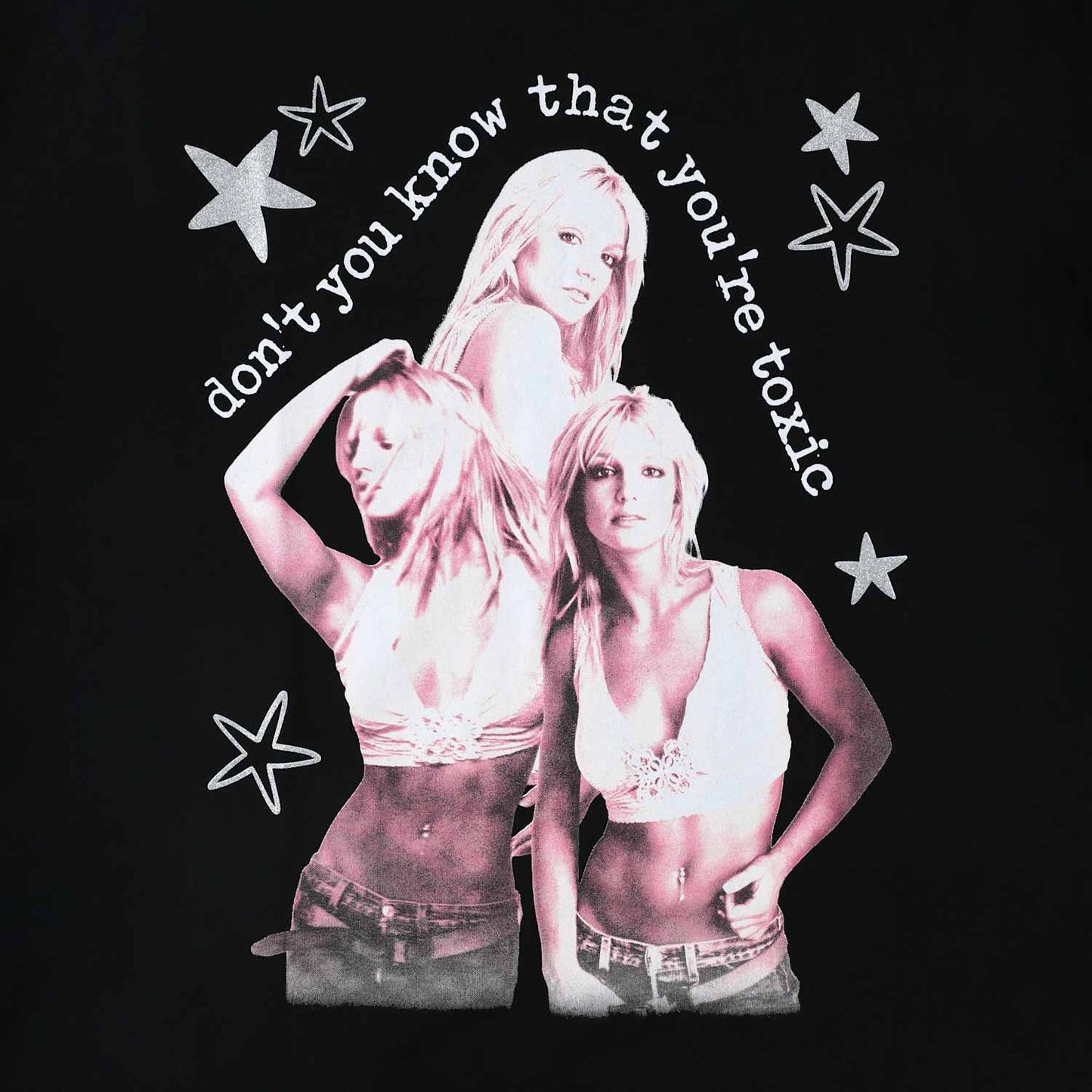 Playera Adulto Britney Spears Negra