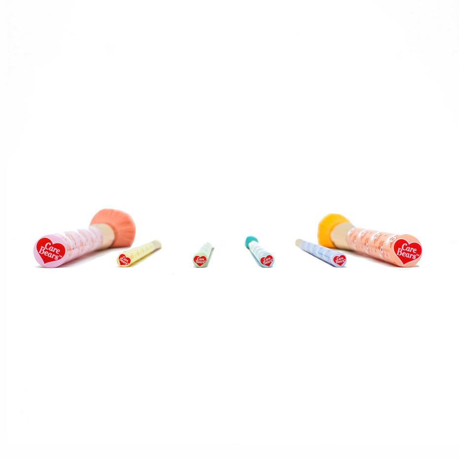 ✨Cajita empaque dañado✨ Impressions Vanity Care Bears Set de Brochas con Estuche enrollable