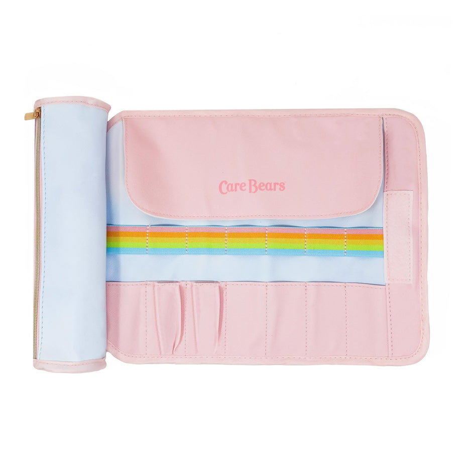✨Cajita empaque dañado✨ Impressions Vanity Care Bears Set de Brochas con Estuche enrollable