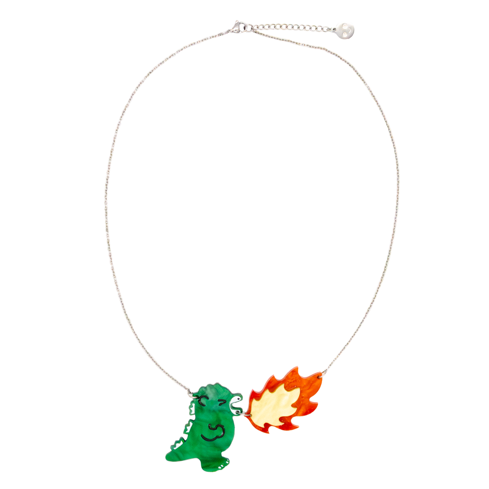 ⚠️PREVENTA IMPORTACIÓN Collar Se enviará aprox 7-10 días habiles después de su compra Chibi Godzilla