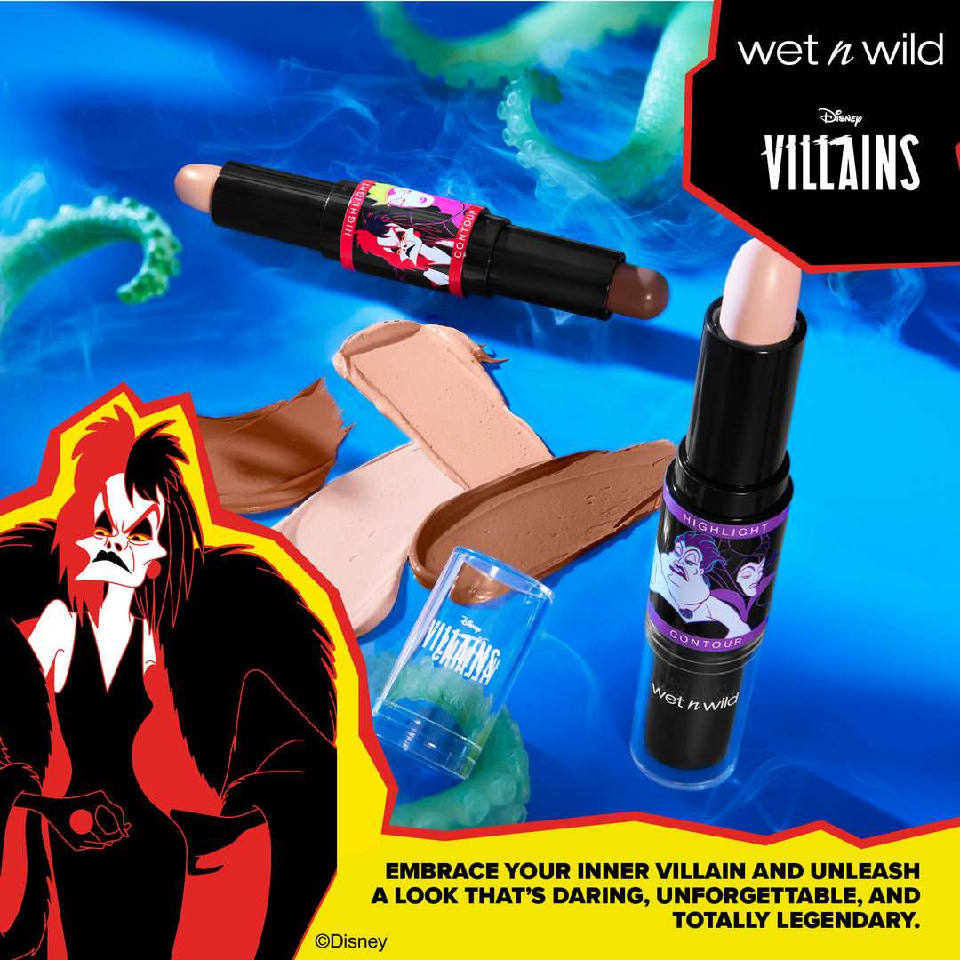 ⚠️ PREVENTA Maquillaje Disney Villains Contour stick Not Sorry