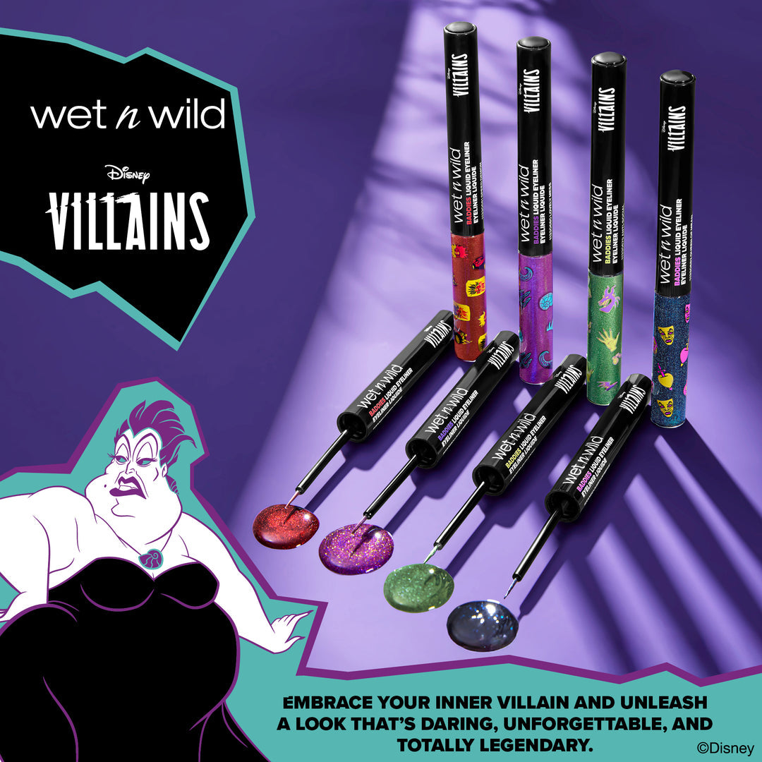 ⚠️ PREVENTA Maquillaje Disney Villains Delineador liquido ojos eyeliner Anti social