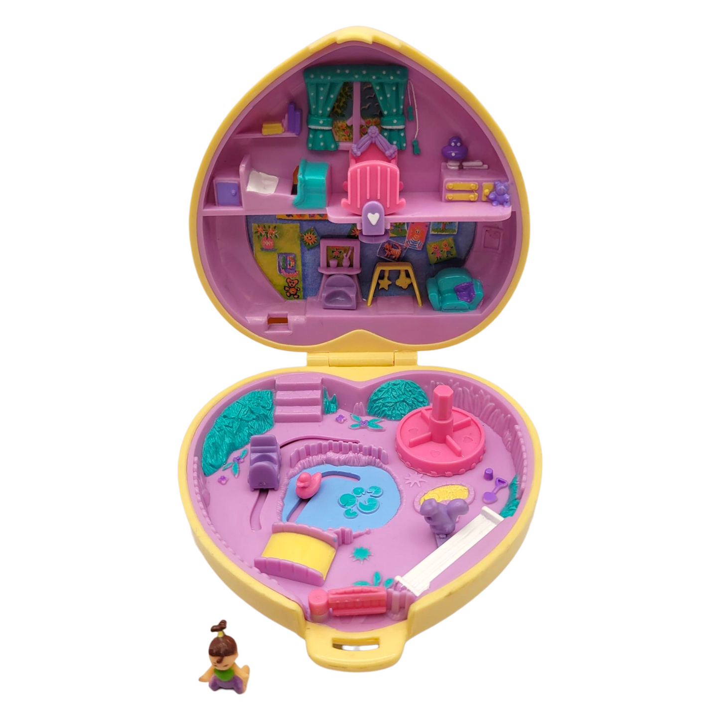Polly pocket vintage Strollin baby segunda mano