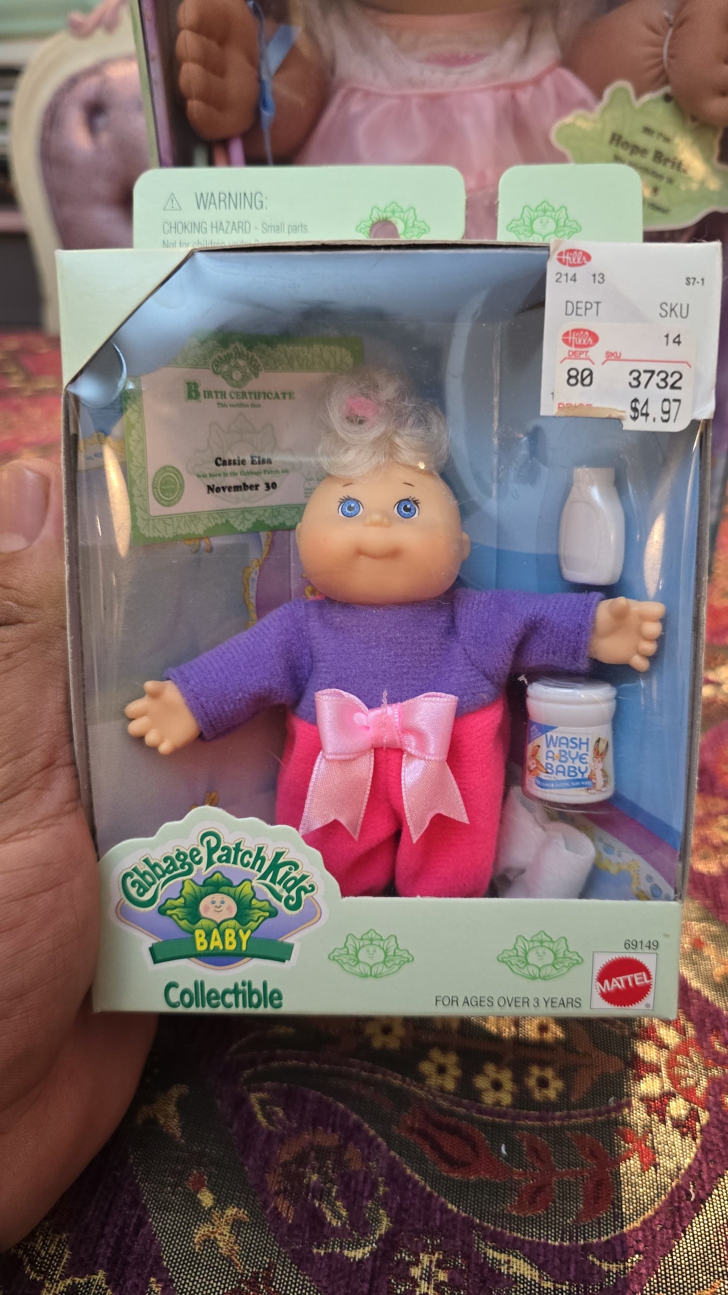 Mini Cabbage Patch Vintage Cassie Elsa Noviembre 30