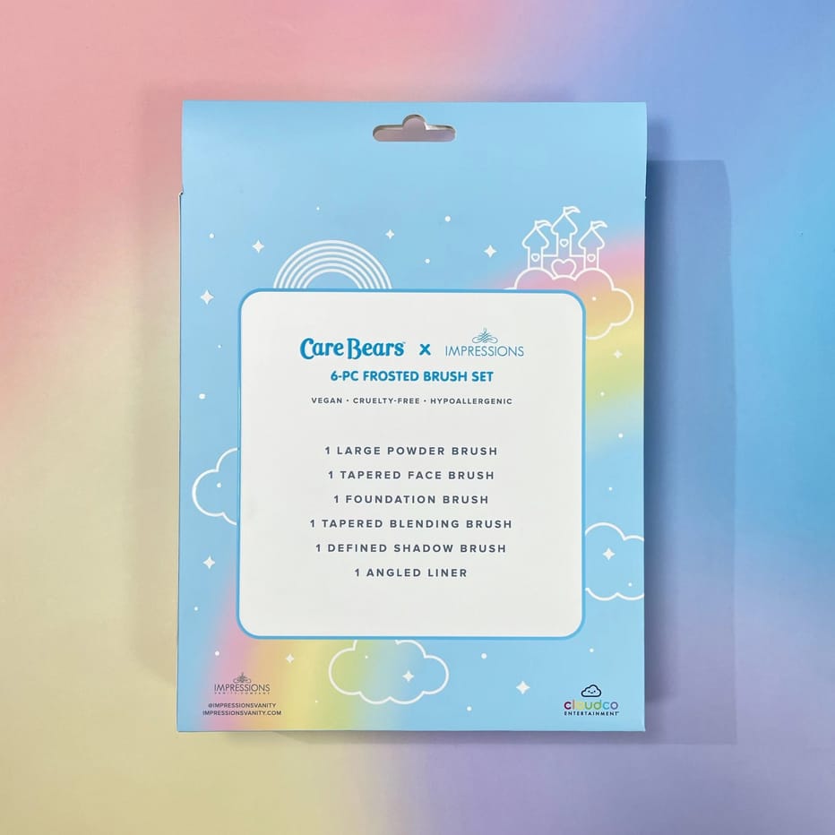 Impressions Vanity Care Bears Set de 6 Brochas