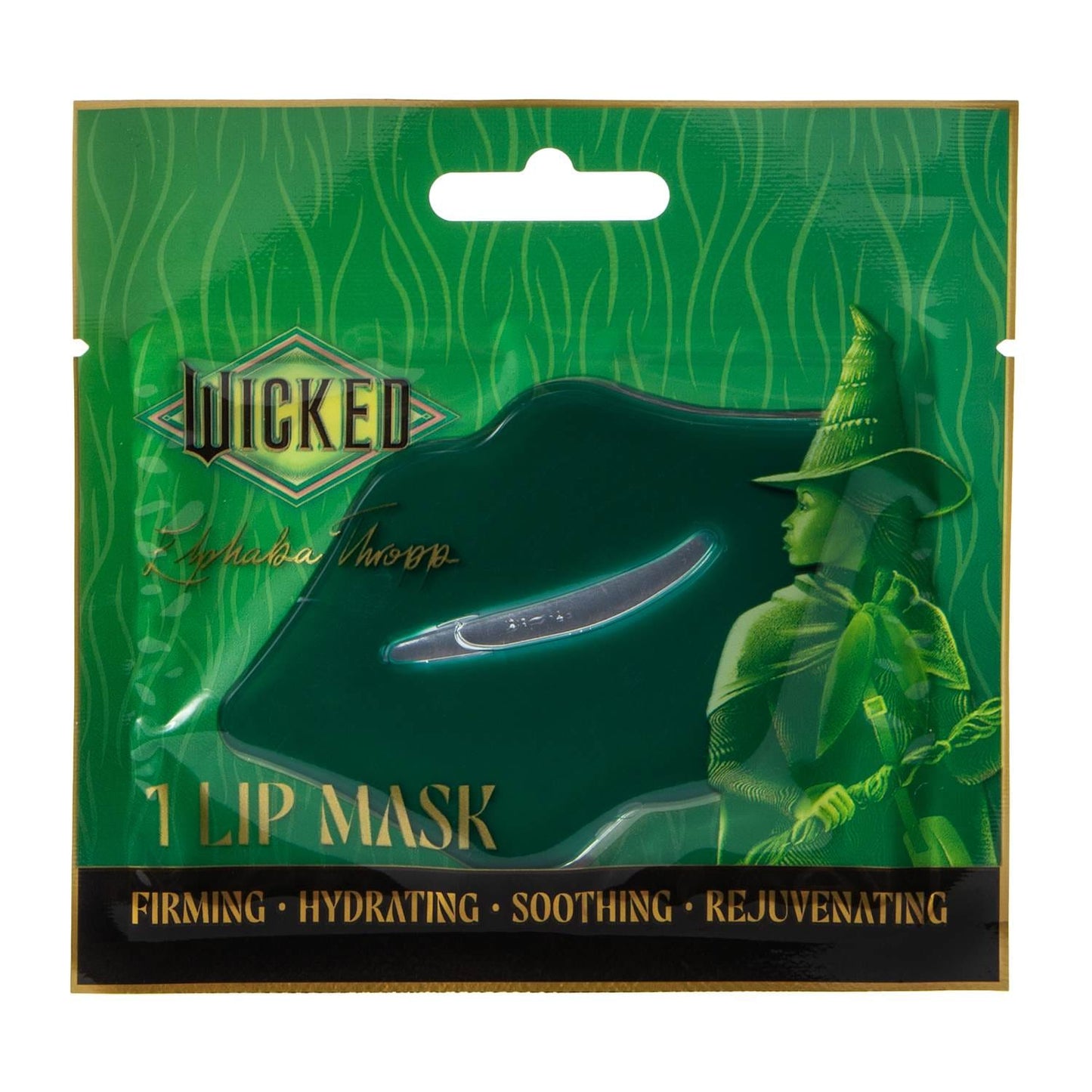 Wicked mascarilla para labios cuidado personal 1 pz Elphaba