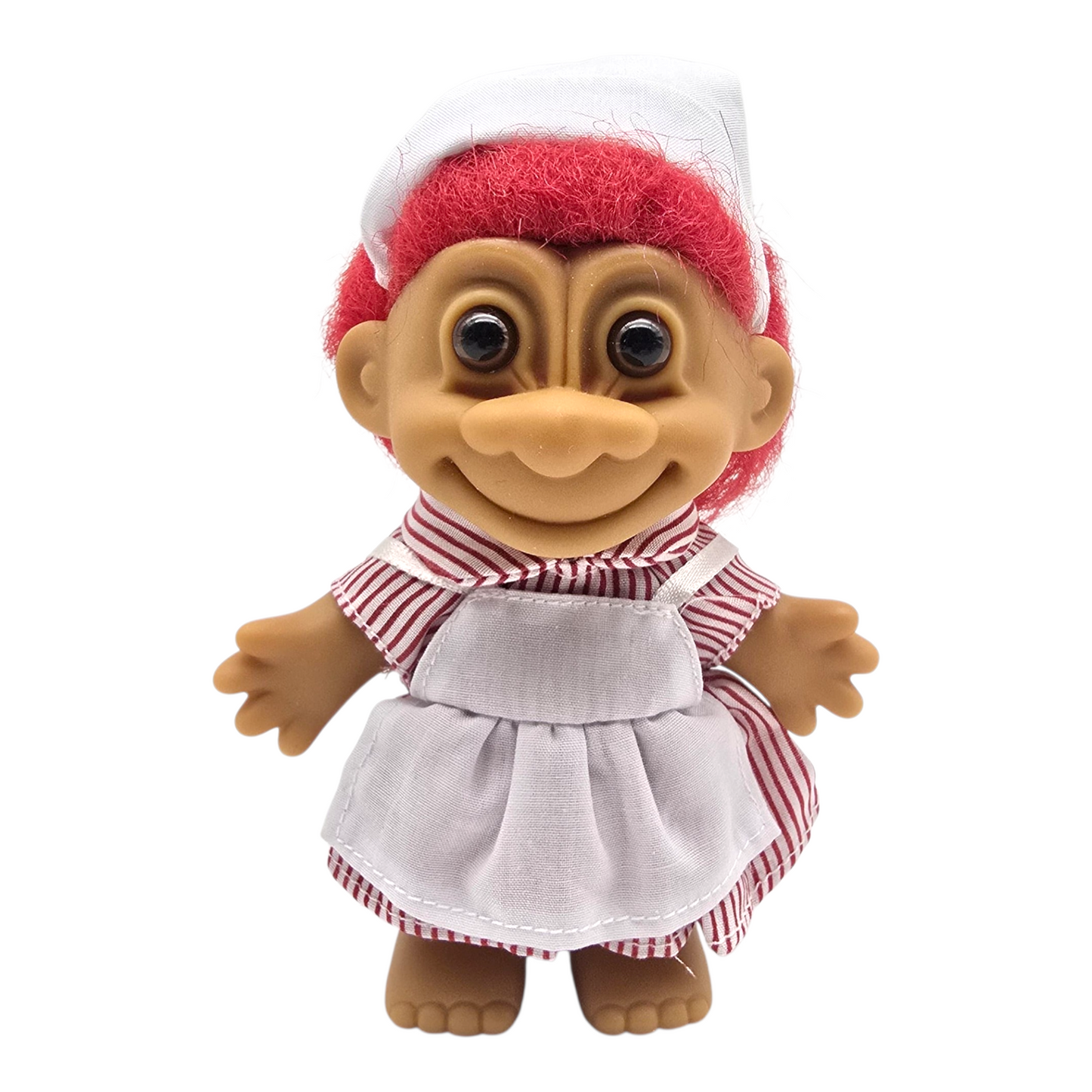 Troll Vintage Russ 11 cms Enfermera años 90s rojo
