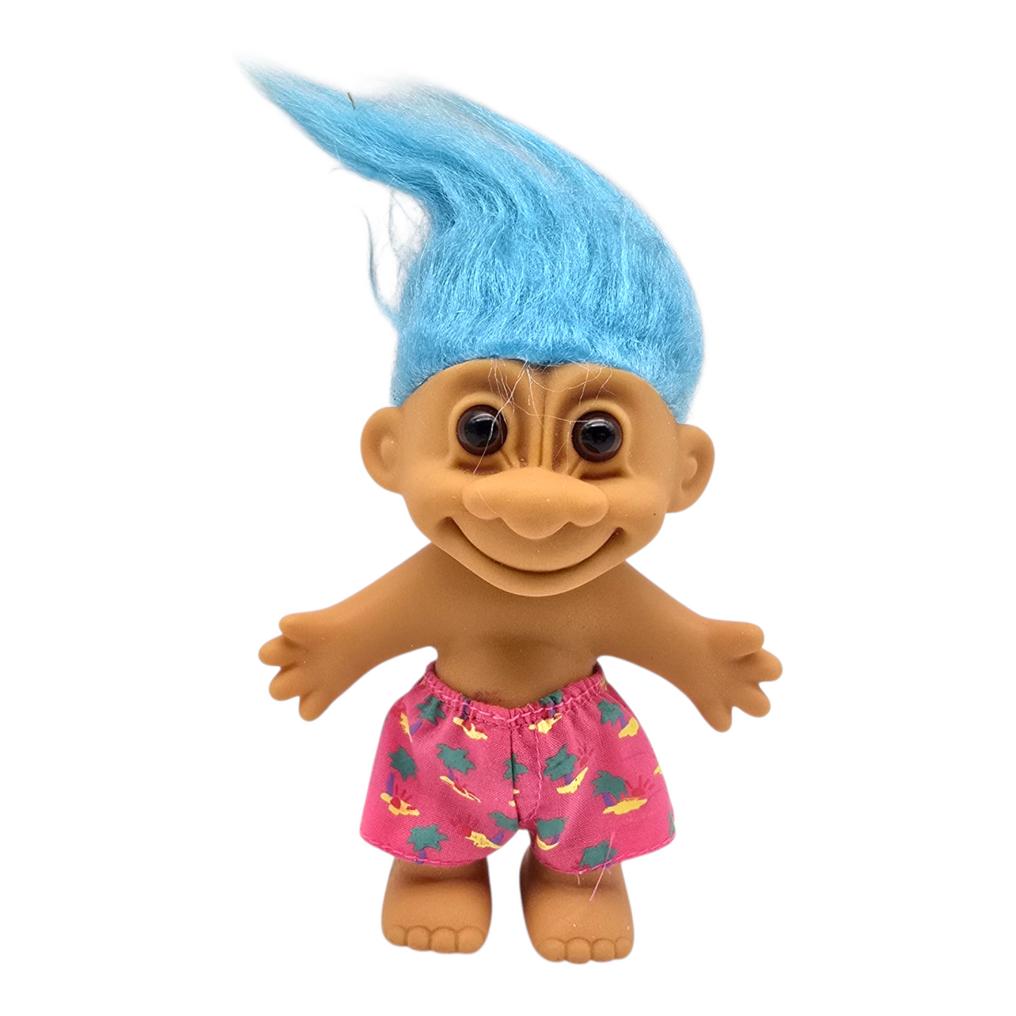 Troll Vintage Russ 11 cms años 90s Trunks Azul