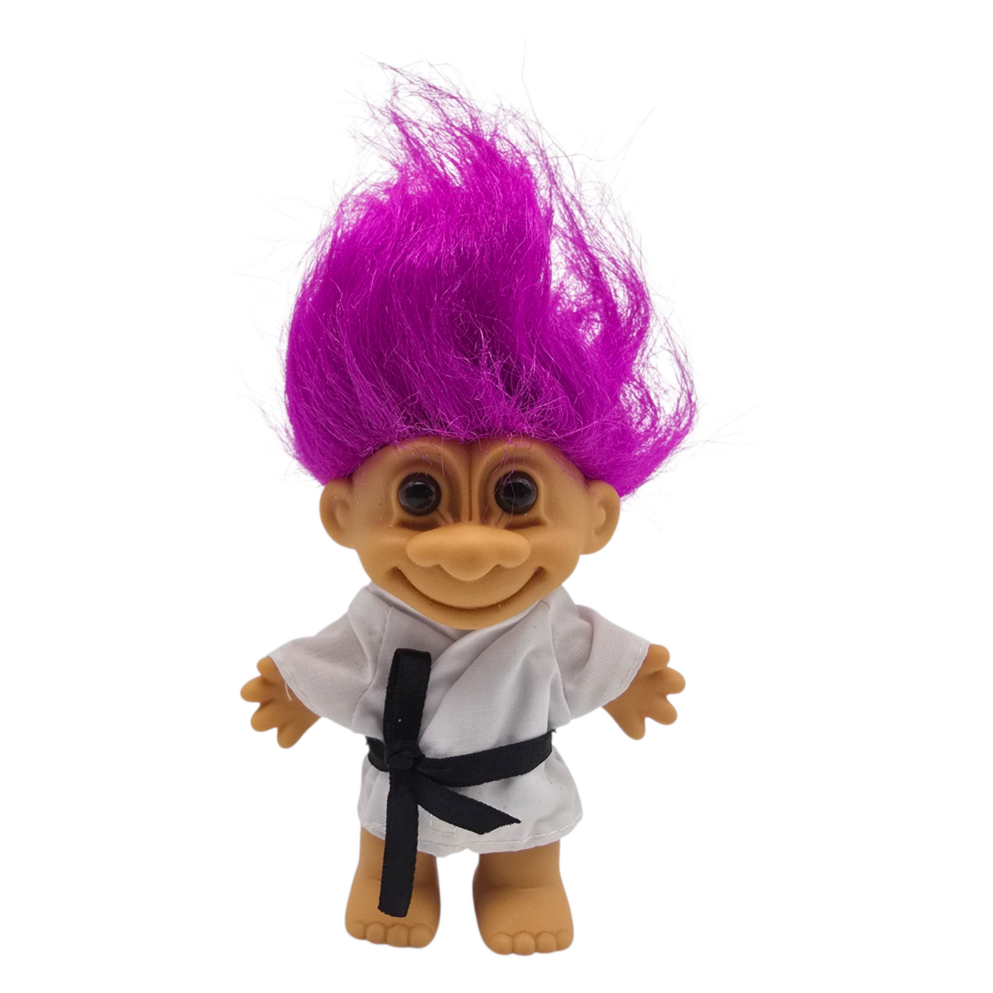 Troll Vintage Russ 11 cms años 90s Karate Morado