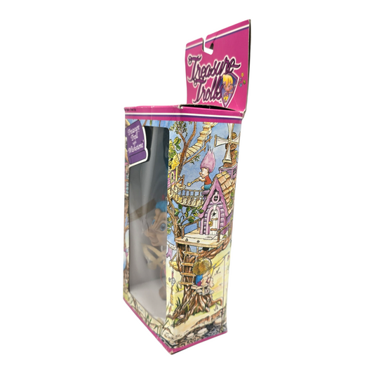 Treasure Troll Vintage Ace Novelty con Gema de los deseos Años 90s Caja con detalles estéticos