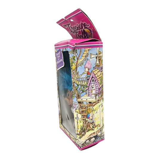 Treasure Troll Vintage Ace Novelty con Gema de los deseos Años 90s Caja con detalles estéticos