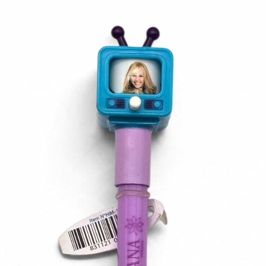 Plumas giratorias TV vintage Hannah Montana Coleccionables Azul (podría no pintar por la edad, se le puede cambiar el cartucho)
