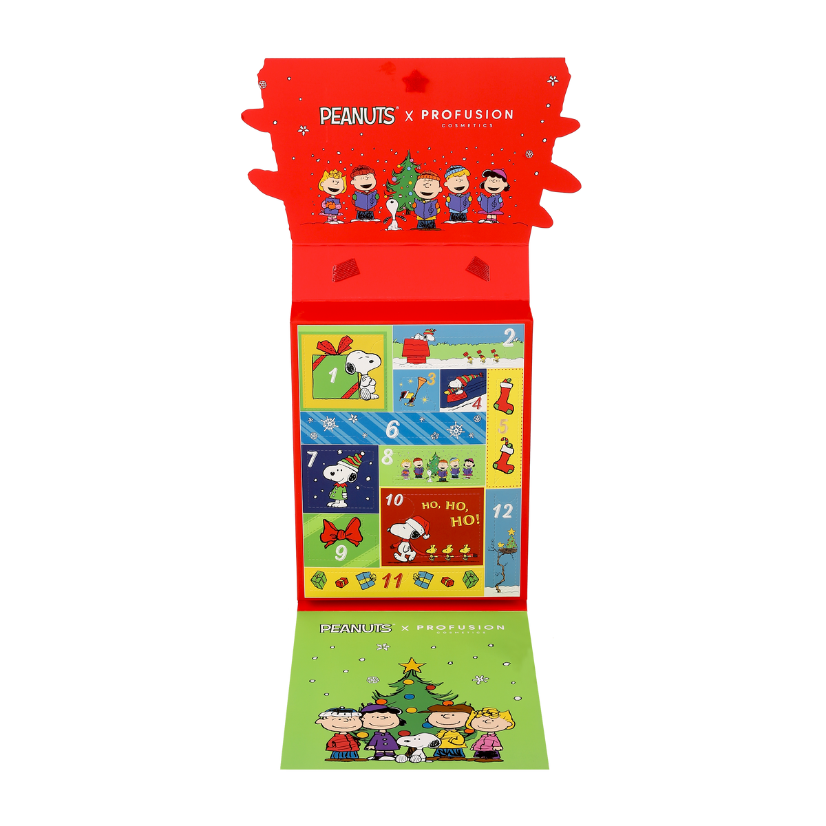 Snoopy Peanuts Make up maquillaje x Profusion Giftset Calendario de Adviento 12 regalos
