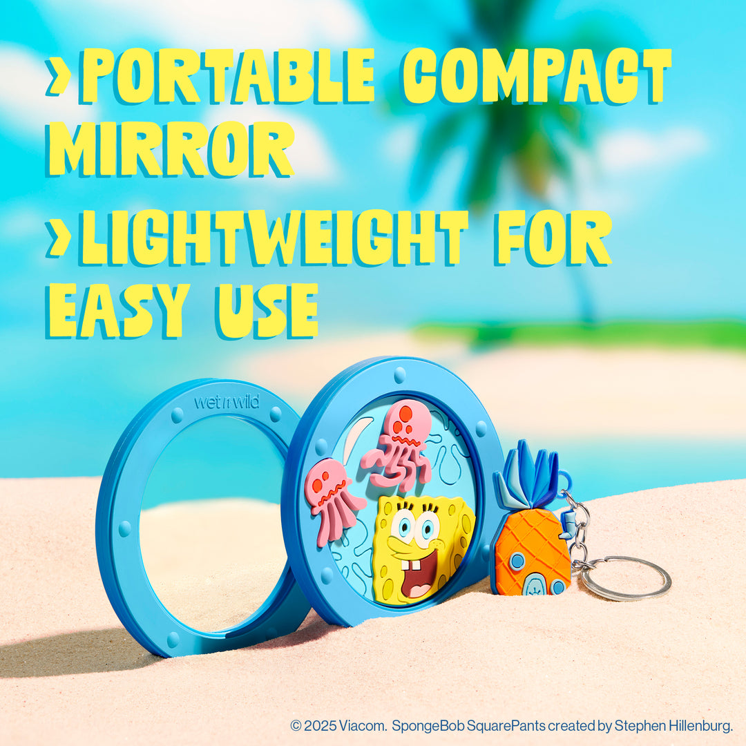 Bob esponja x Wet n Wild make up Espejo de bolsillo con llavero