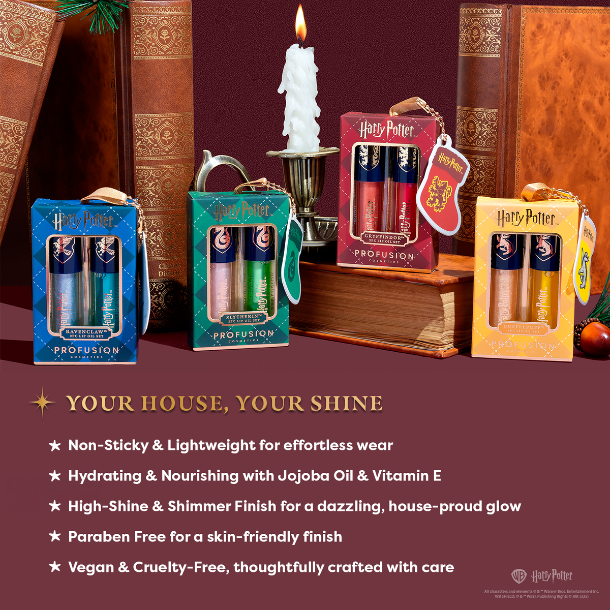 Harry Potter Holiday Lip Duo Set infografia