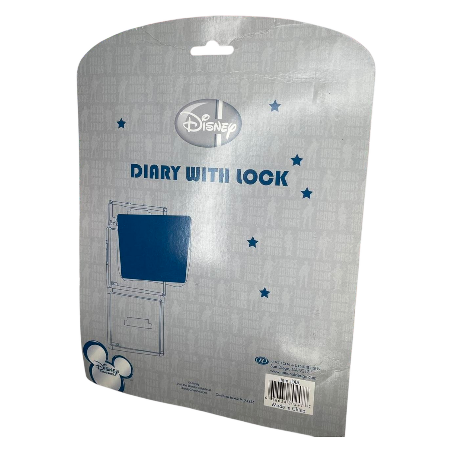 Diario vintage con candado Jonas Brothers