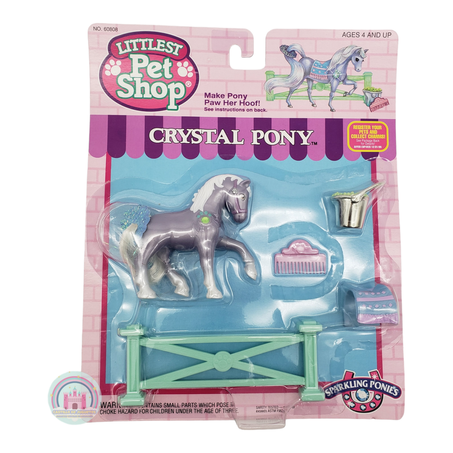 Littlest Pet shop Vintage Kenner Crystal Pony