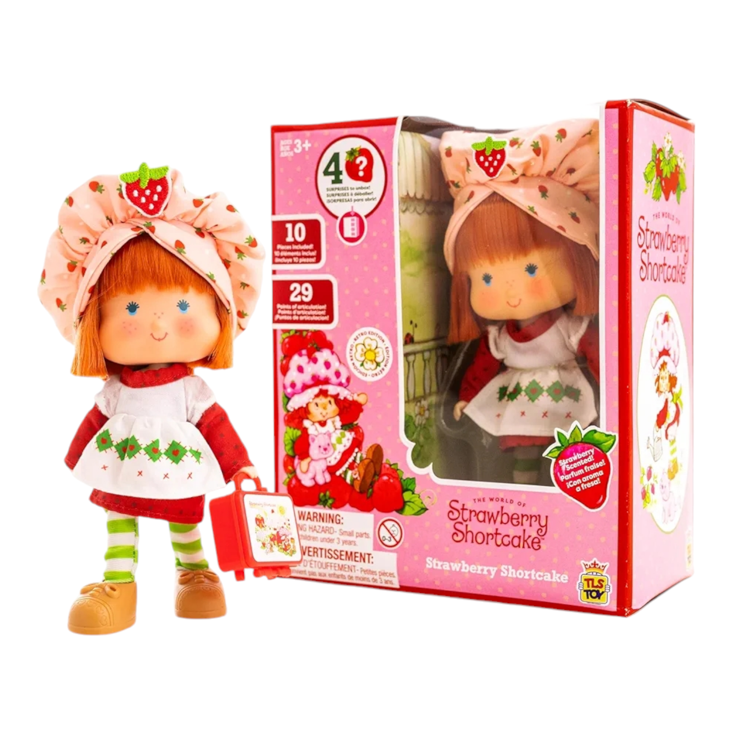 Muneca retro Rosita Fresita con 4 Sorpresas Castillo de Juguetes Vintage