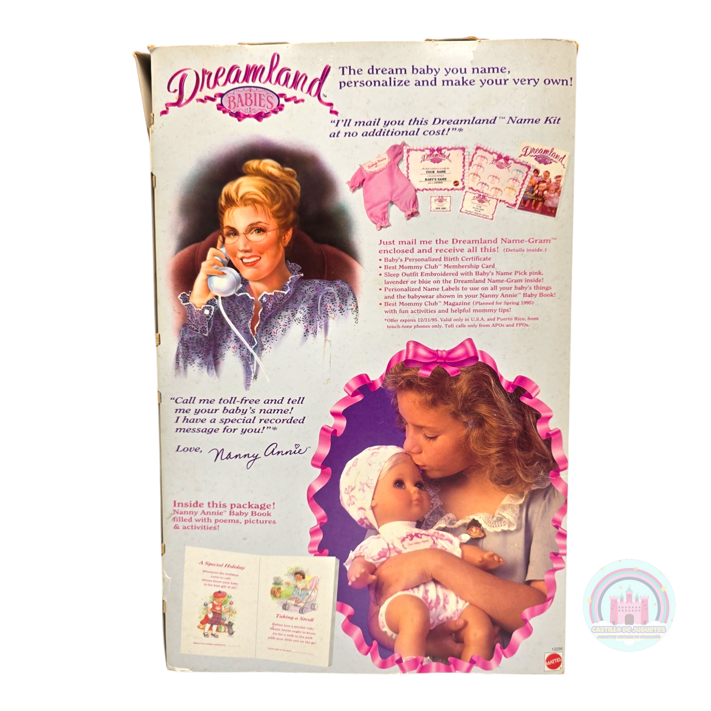 Dreamland Babies Mattel Bebés de los Sueños (Ropita con manchitas de edad y almacenamiento)