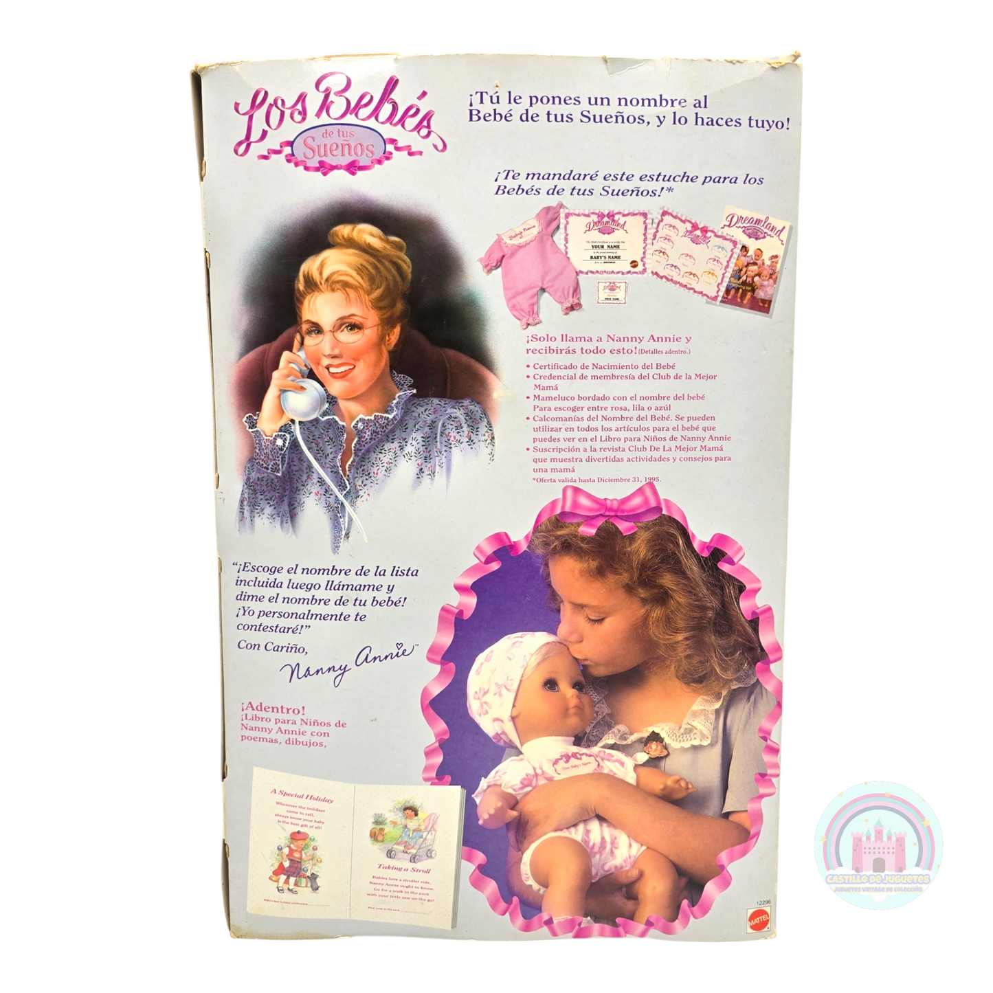 Dreamland Babies Mattel (Ropita con manchitas de edad y almacenamiento) Bebés de los Sueños