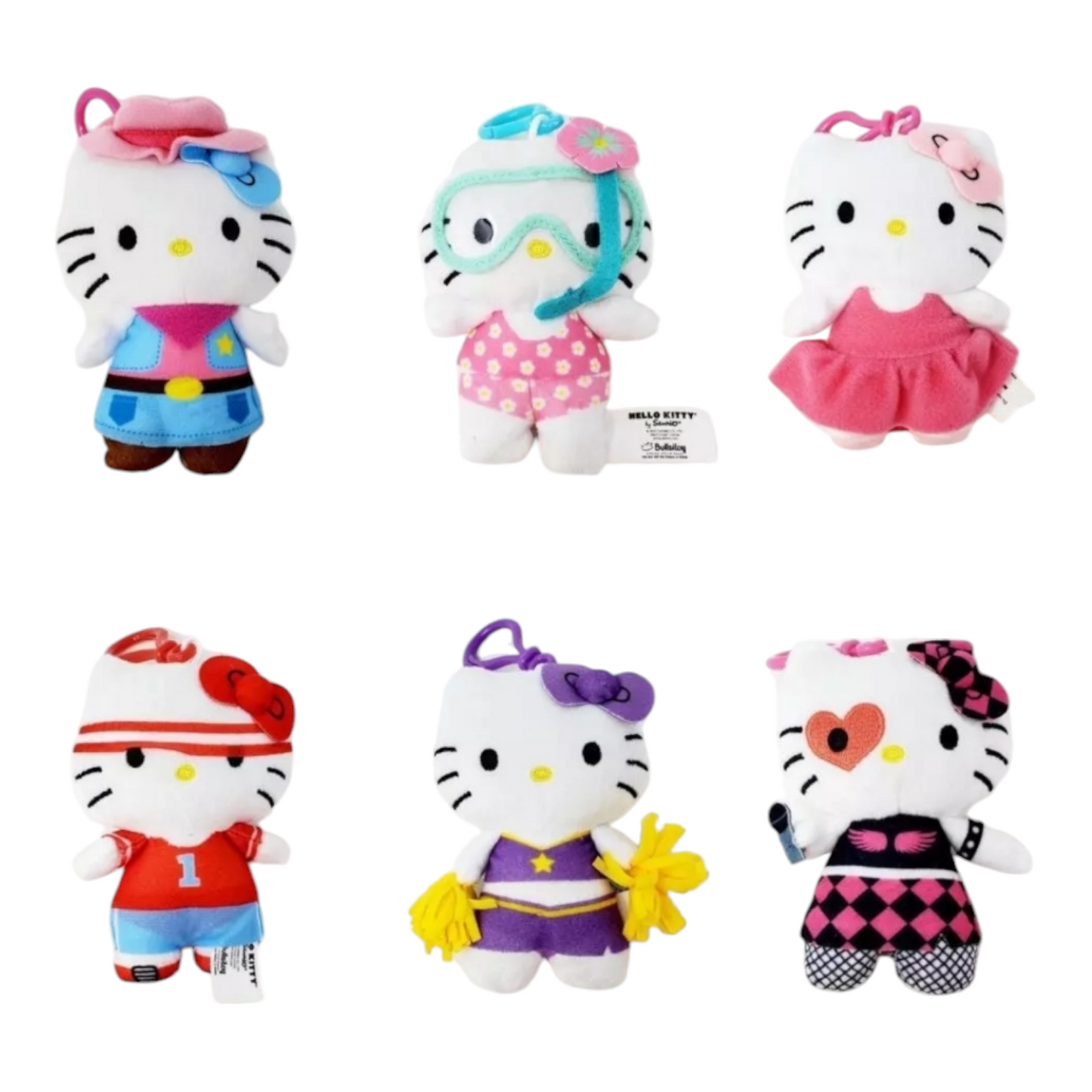 Dangles Llavero Peluche Figura Hello Kitty a elegir