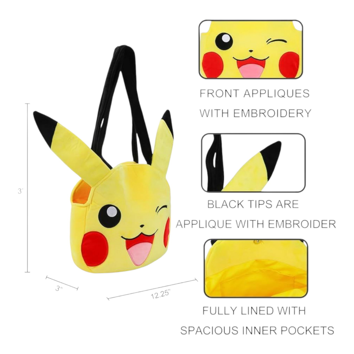 Tote bag Bolso Pikachu Pokémon Bioworld