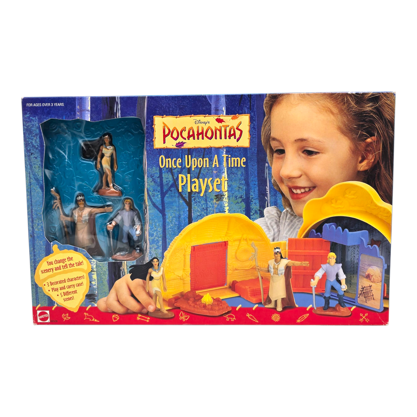Pocahontas Vintage Once upon a time playset